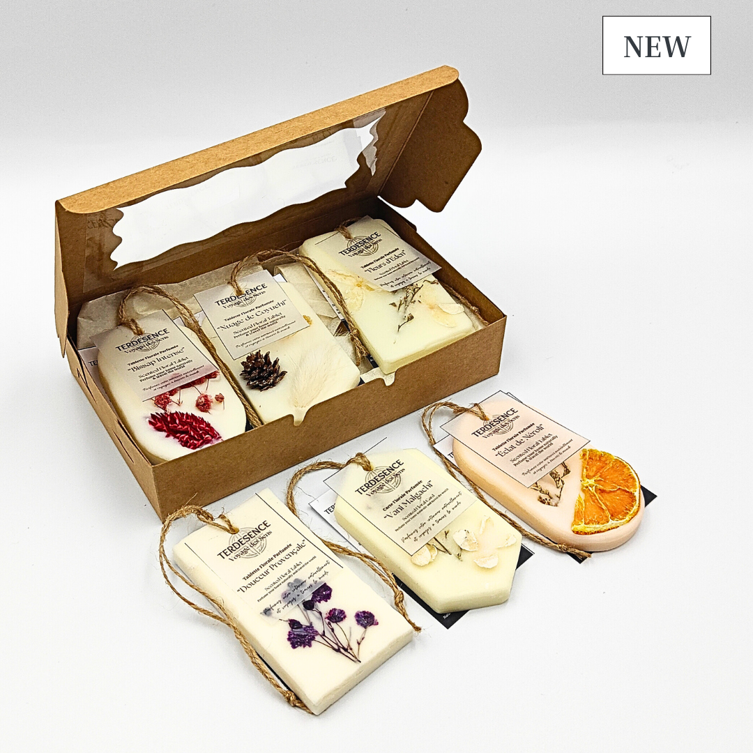 Coffret Découverte - 6 Tablettes Florales Parfumées
