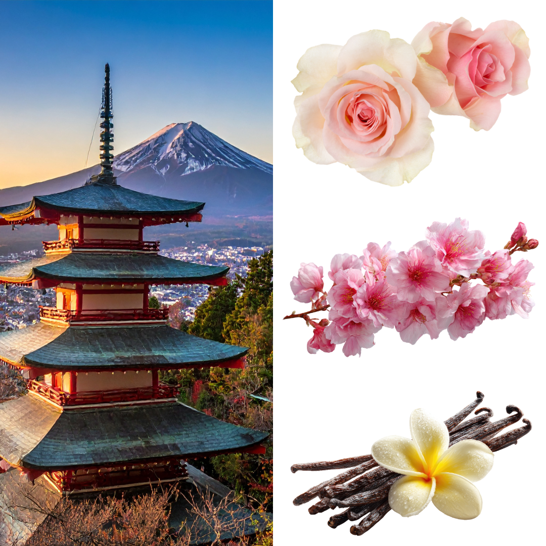 "Jardin de Sakura" Bougie parfumée - TANA Collection