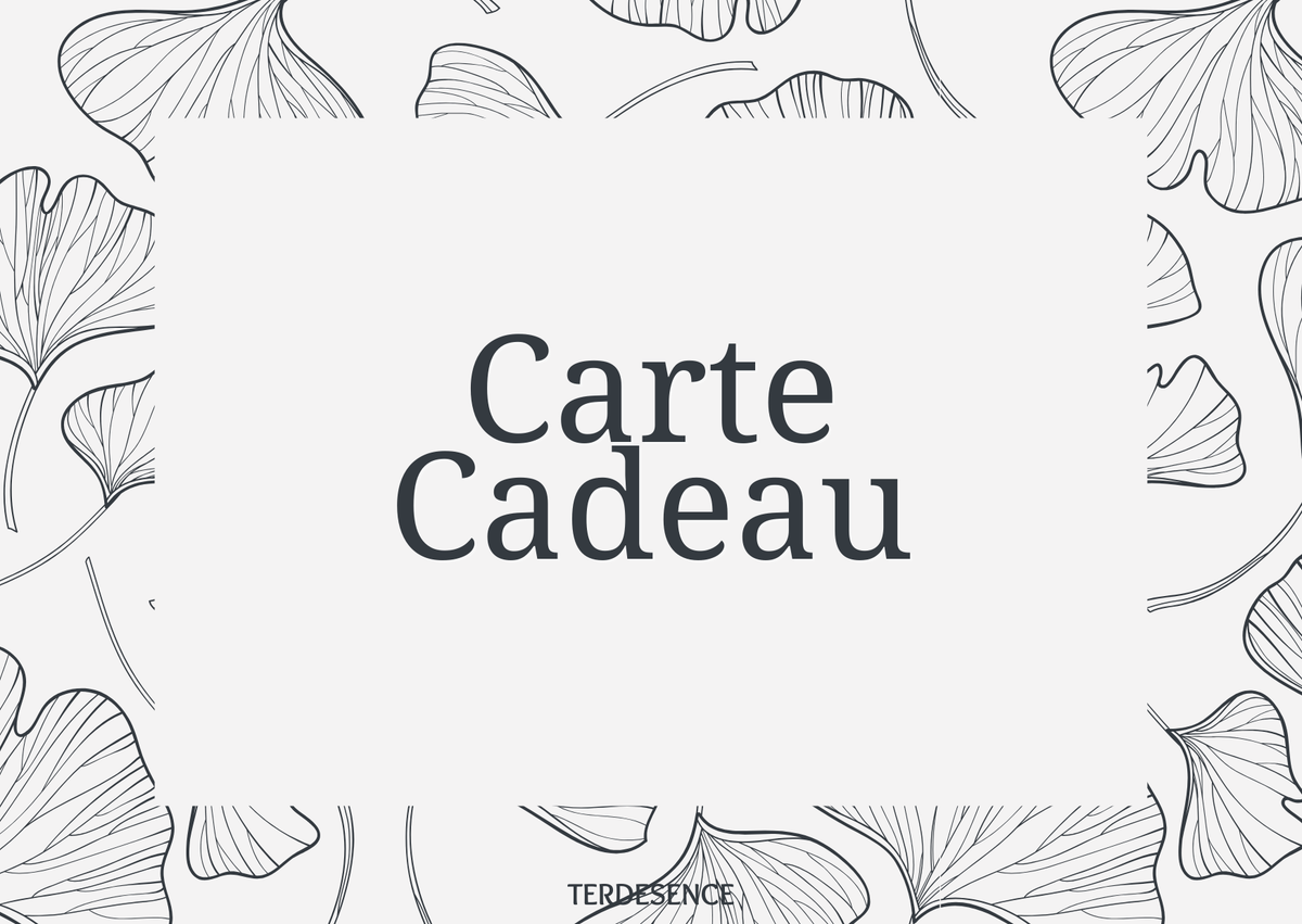 La carte cadeau Terdesence, une attention pleine de sens