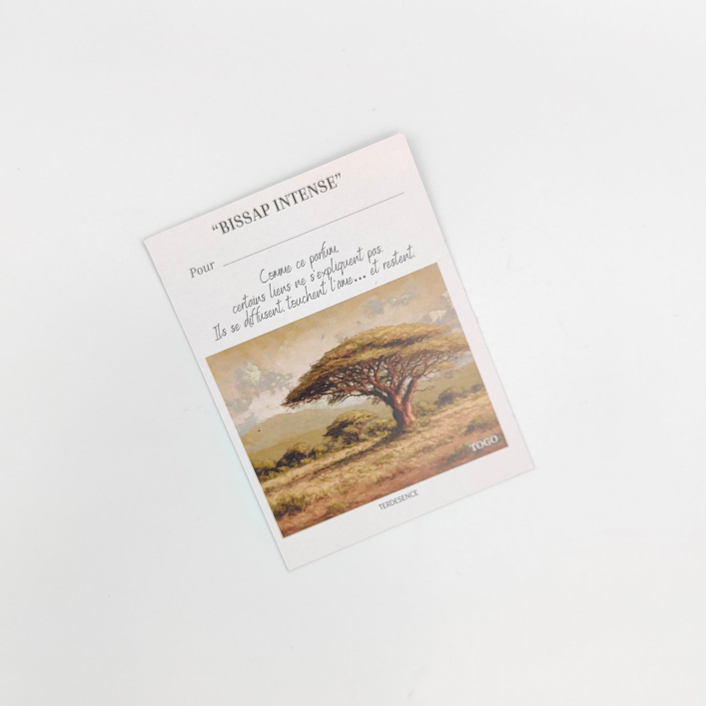 Bissap Intense - Tablette Florale Parfumée à Message