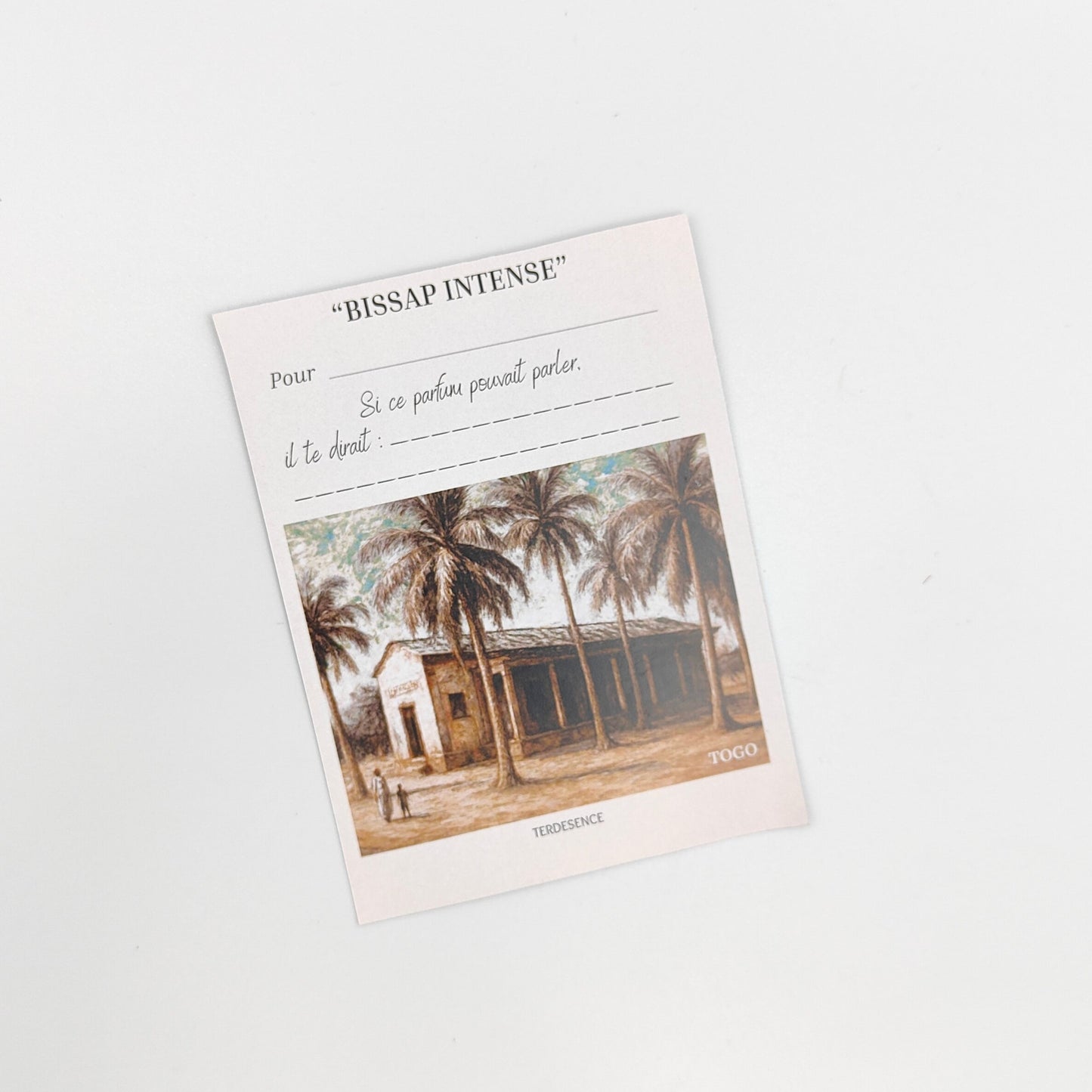 Bissap Intense - Tablette Florale Parfumée à Message