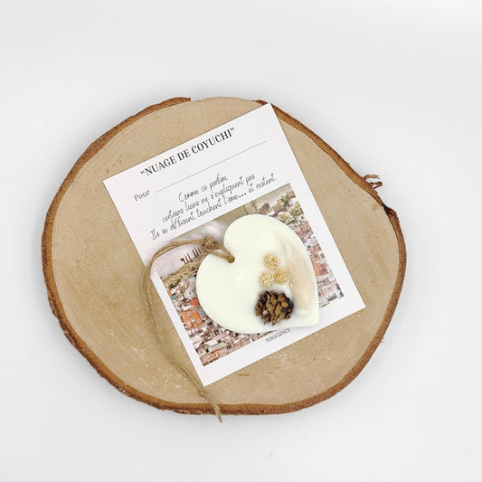 Nuage de Coyuchi - Tablette Florale Parfumée à Message