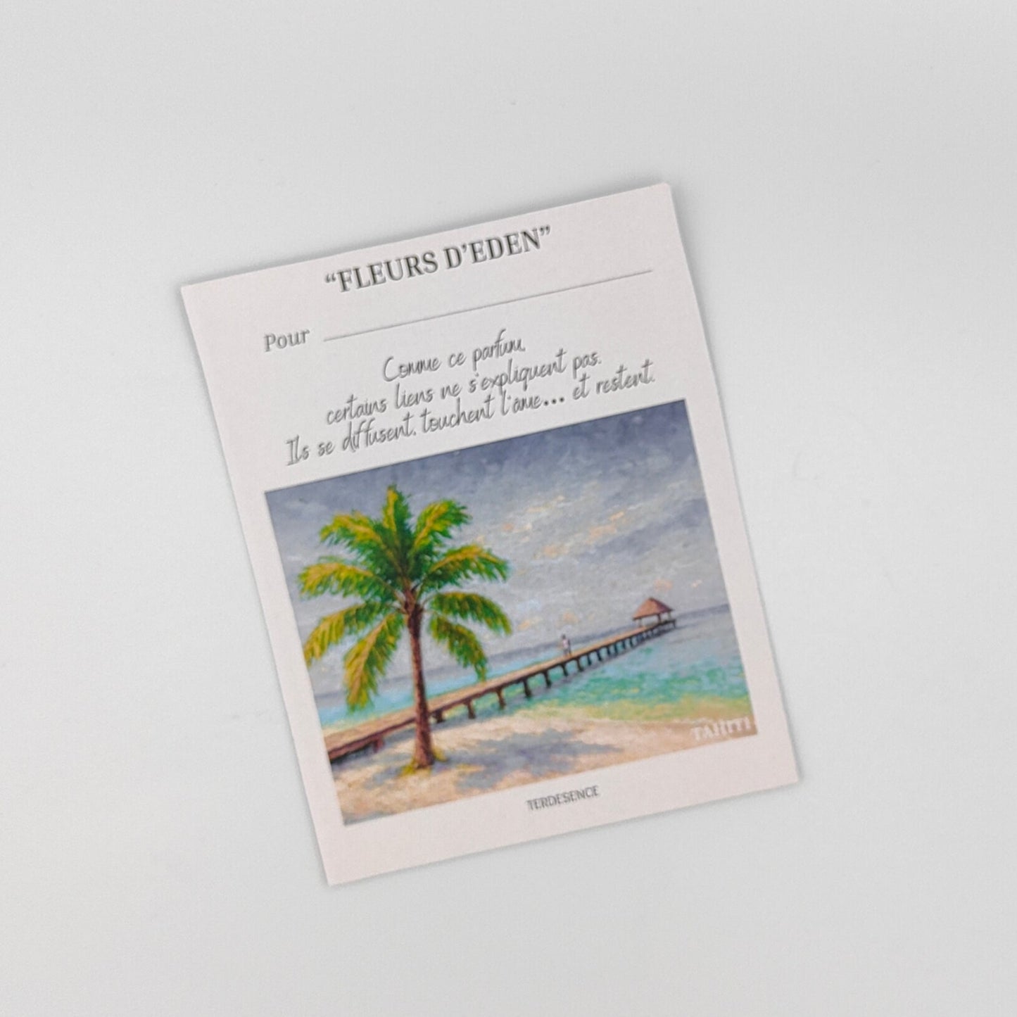 Fleurs d'Eden - Tablette Florale Parfumée à Message